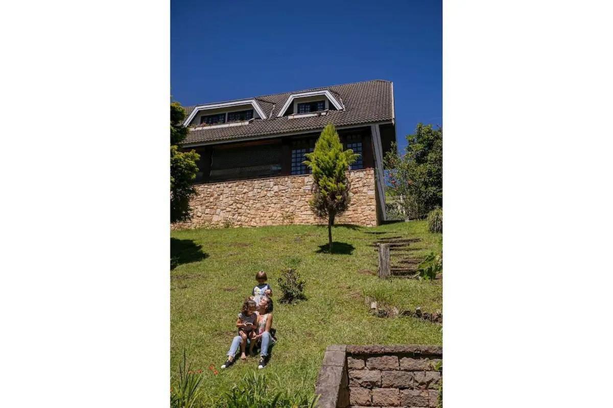 Campos do Jordão Casa Nas Montanhas Com Ofuroヴィラ エクステリア 写真