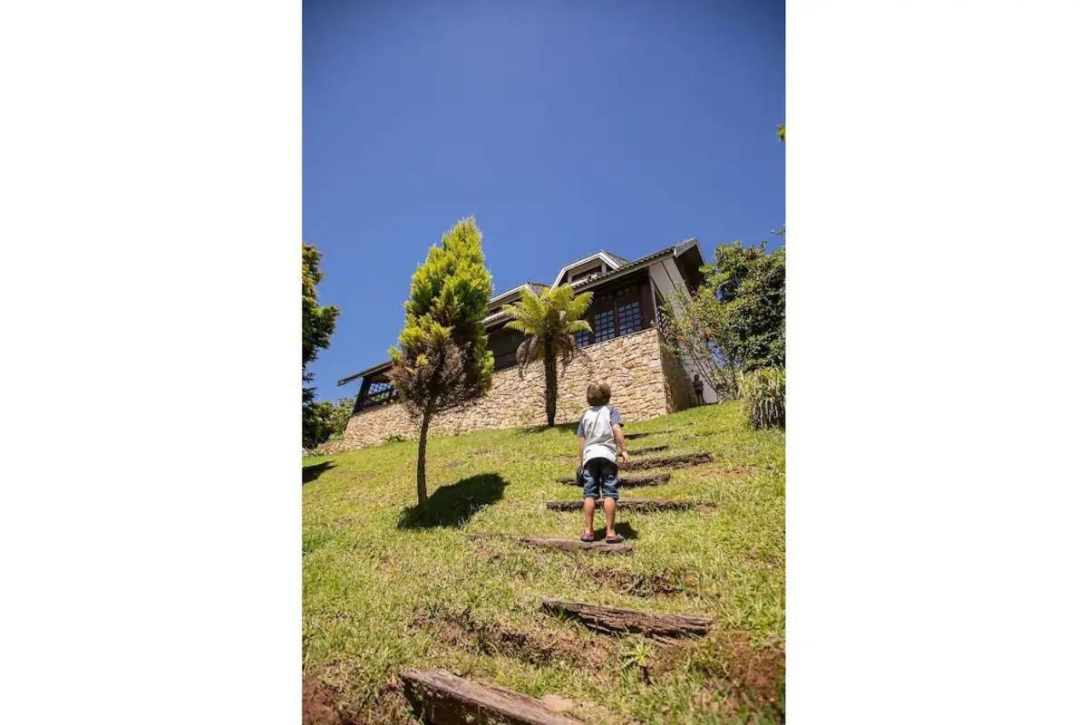 Campos do Jordão Casa Nas Montanhas Com Ofuroヴィラ エクステリア 写真